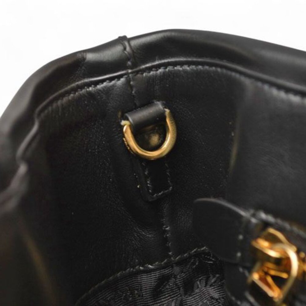 Prada Tote Bag 2-Way Bag 1 Bg507 Soft Calf with Strap - Picture 12 of 14
